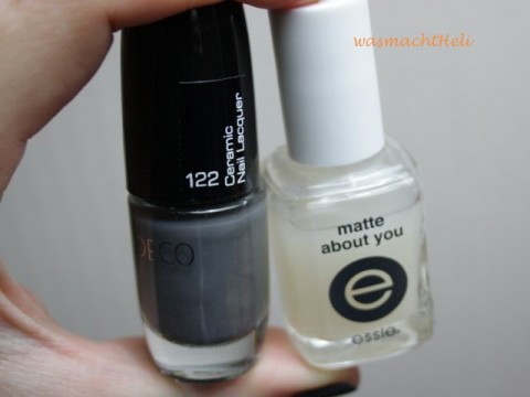 Artdeco Ceramic Nail Lacquer 122 Essie matte topcoat