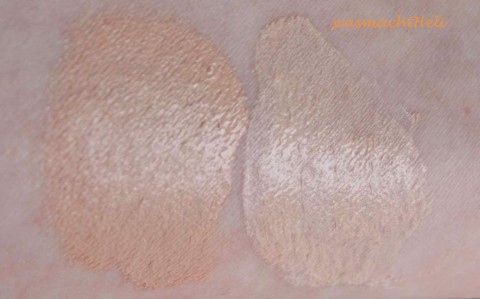 Clinique Even Better "ivory" gemischt mit YSL und MAC