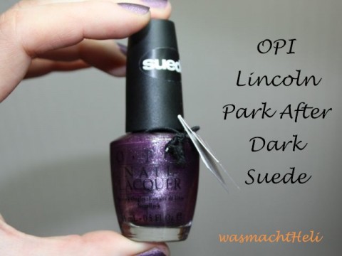 Review OPI Lincoln Park After Dark Suede