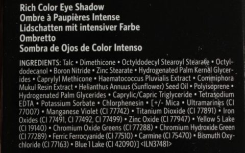 Inhaltsstoffe Bobbi Brown Rich Color Eye Shadow