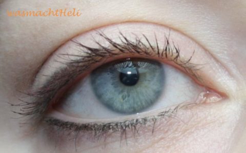 AMU mit Benecos natural Kajal schwarz spaeter am Tag