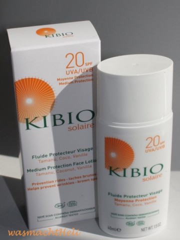 Testbericht: Kibio solaire Fluide Protecteur Visage Moyenne Protection