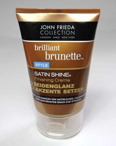 Testbericht: John Frieda Brilliant Brunette Satin Shine Finishing Creme