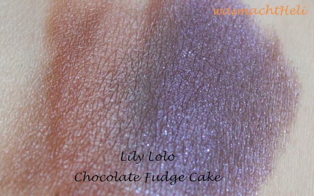 Swatch Lily Lolo choc fudge cake eyeshadow