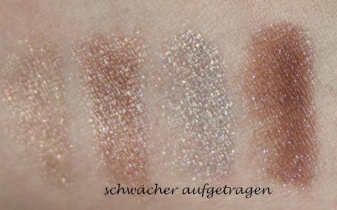 Lily Lolo Lidschatten schwaecher aufgetragen