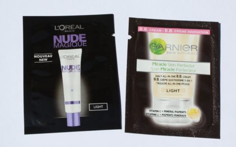 Loreal nude magique BB Cream vs. Garnier Miracle skin perfector BB Cream light