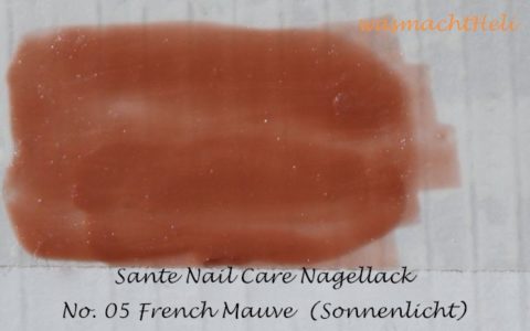 French Mauve Nagellack von Sante, Sonnenlicht