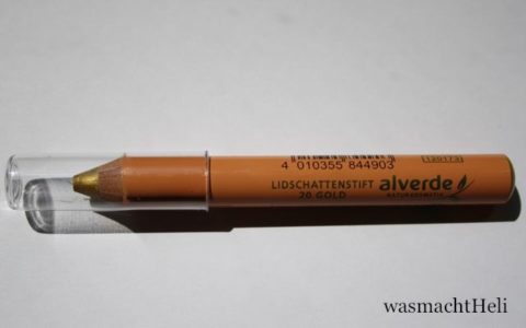 Foto zur Review: Lidschattenstift 20 gold Alverde Ethno Reloaded