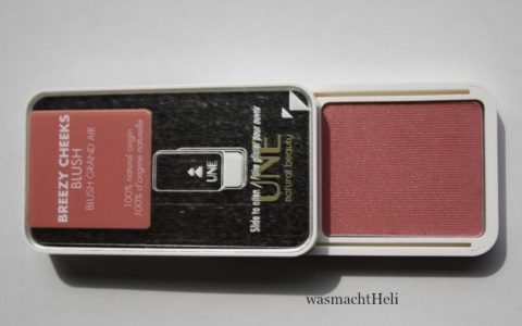 Foto offene Verpackung UNE Blush - Review