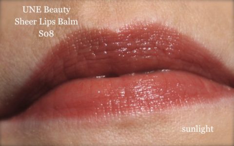 Lippenswatch UNE Sheer Lips Balm S08