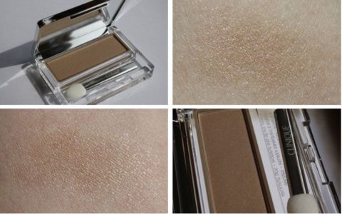 Swatch Clinique 203 beige shimmer Colour Surge Eyeshadow