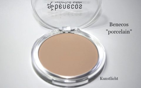 Testbericht: Benecos Compact Powder Kompaktpuder in porcelain