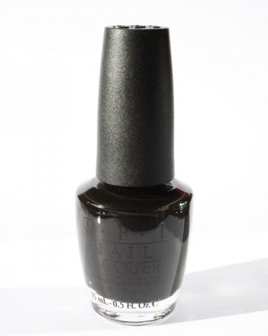 OPI black onyx nail polish, schwarzer Nagellack