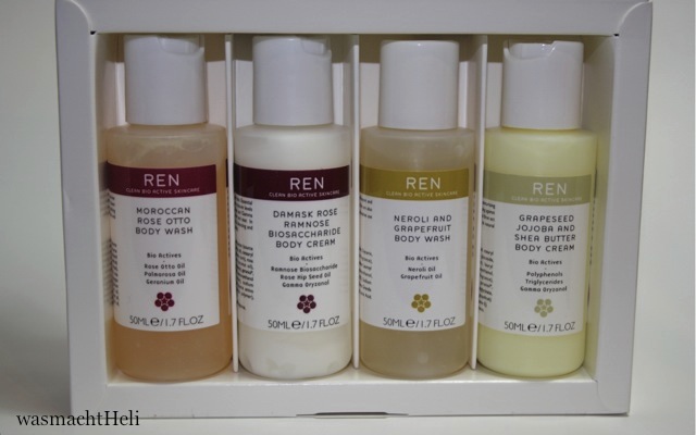 REN Skincare Rose Body Wash, Body Cream, Neroli Grapefruit Body Wash, Grapeseed Jojoba Shea Butter Body Cream