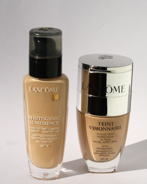 Lancome Photogenic Lumessence vs. Lancome Teint Visionnaire Foundation