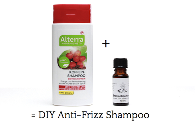 Quick and easy DIY anti frizz shampoo