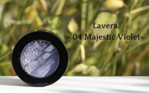 Lavera Beautiful Mineral Eyeshadow 04 Majestic Violet - Review + Tragbilder