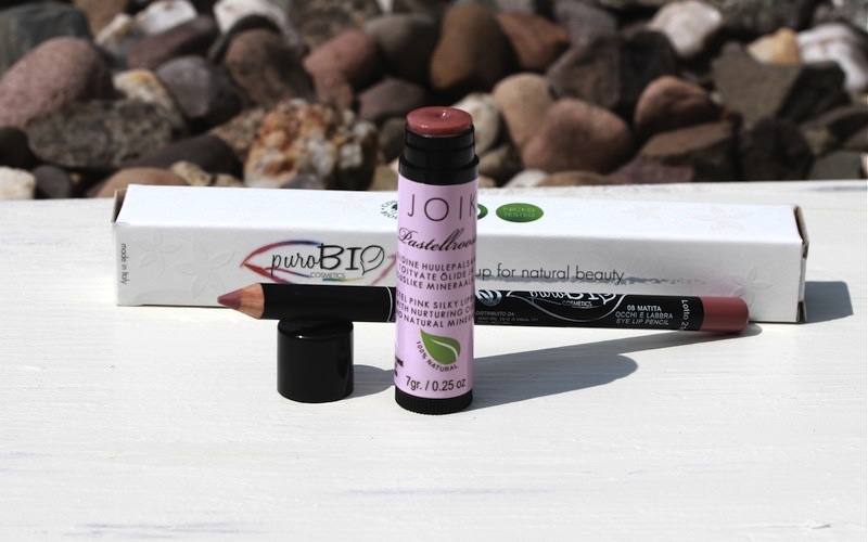 Review: JOIK lipbalm pink pastel, puroBIO lipliner/eyeliner 08 matita