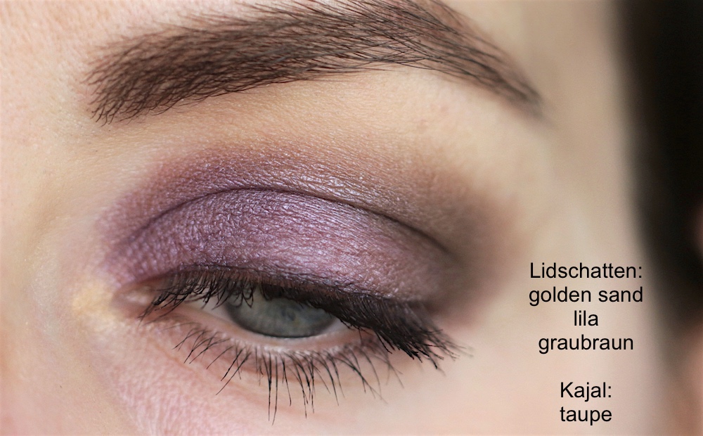 Look with Dr. Hauschka 01 golden sand, 04 greybrown, 07 lilac