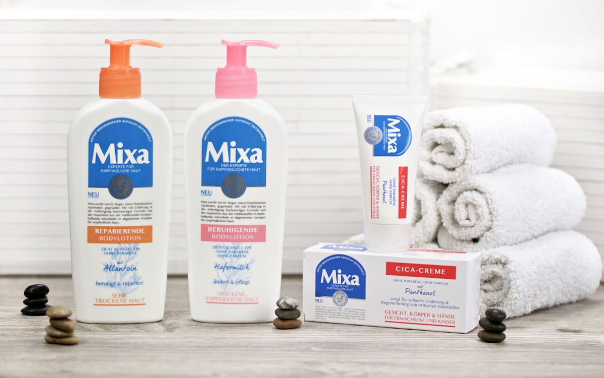 Bekämpfe trockene Haut mit Cremes von Mixa - Anzeige