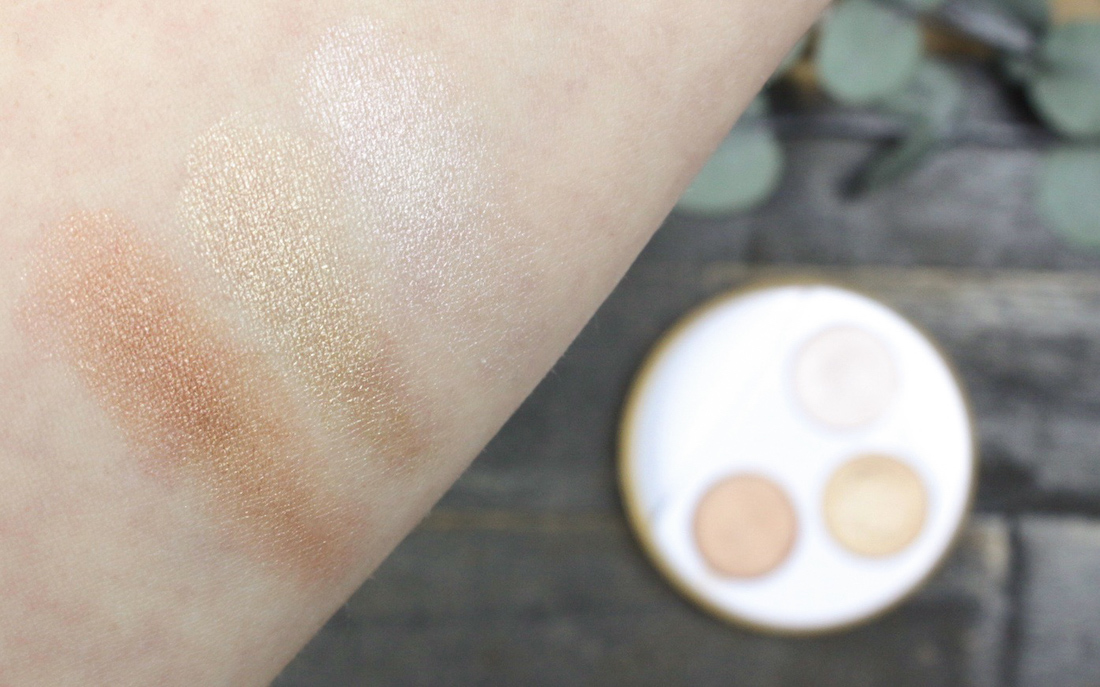 Swatches Couleur Caramel Contour + Glow Trio